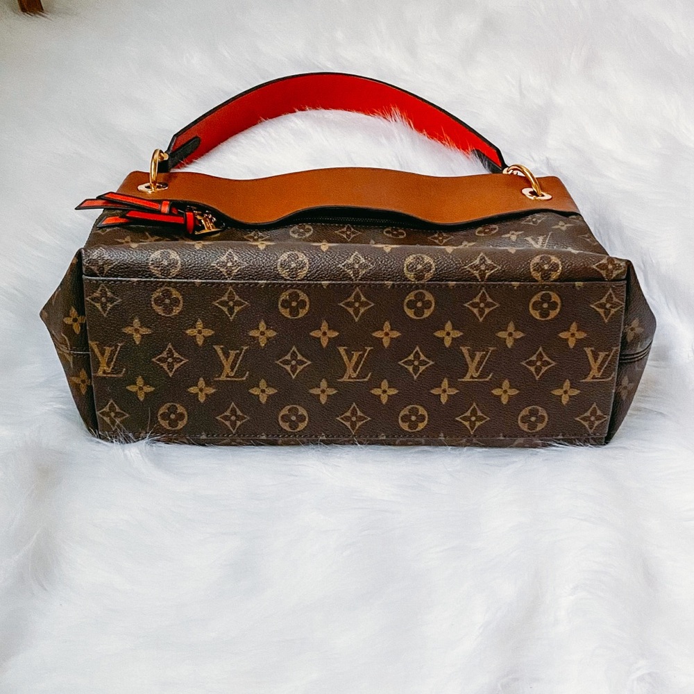 Louis Vuitton Tuileries Hobo Bag .. Caramel, Red - Picture 2 of 12